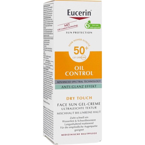EUCERIN SUN GEL-CREME OIL CONTR. ANTI-GL. EFF. LSF50+